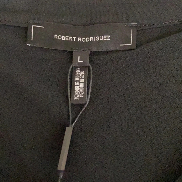 Robert Rodriguez June Dress in Smudge Black - LG - Picture 5 of 9